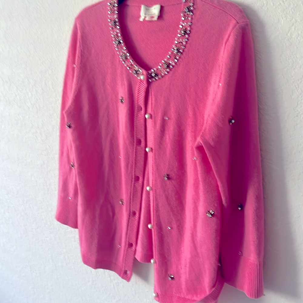 Kate spade wool chashmere sweater size S pink - Picture 4 of 11